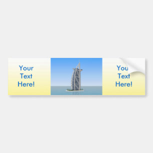 Burj Al Arab Hotel Dubai: 3D Model: Bumper Sticker