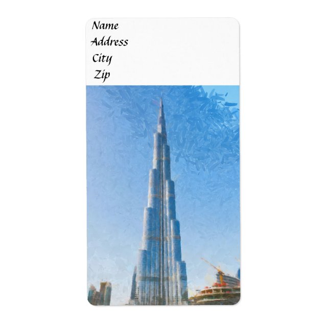 Burj Khalifa, Dubai painting (Front)