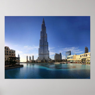Burj Khalifa, Dubai Poster