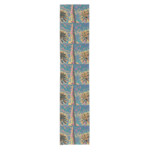 Burj Khalifa painting Short Table Runner