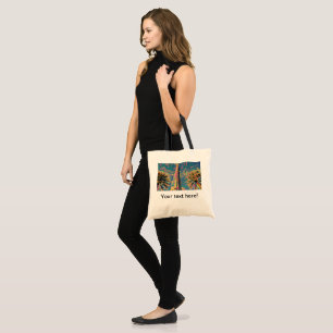 Burj Khalifa painting Tote Bag