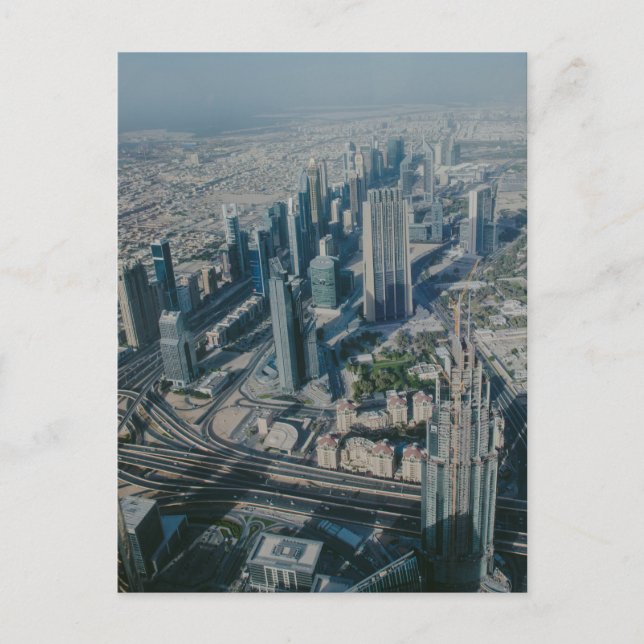 Burj Khalifa view,Dubai Postcard (Front)