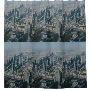 Burj Khalifa view,Dubai Shower Curtain