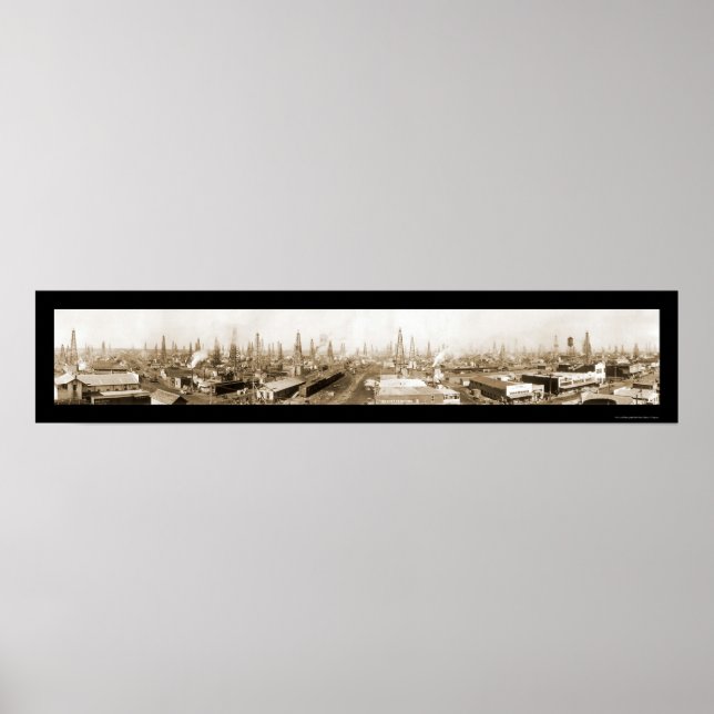 Burkburnett TX Oil Photo 1919 Poster (Front)