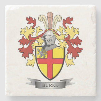 Burke Coat of Arms Stone Coaster