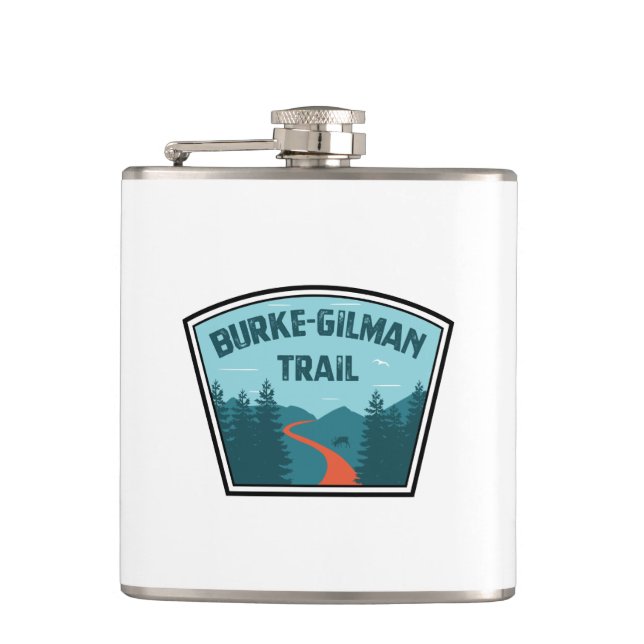 Burke-Gilman Trail Hip Flask (Front)
