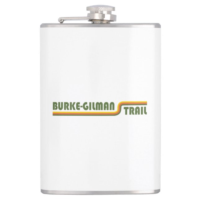 Burke-Gilman Trail Hip Flask (Front)