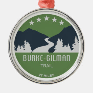 Burke-Gilman Trail Metal Ornament