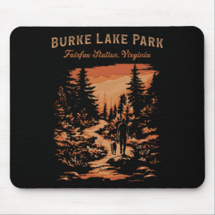 Burke Lake Park Fairfax Station Virginia Hiking Tr Mouse Pad