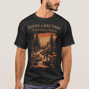 Burke Lake Park Fairfax Station Virginia Hiking Tr T-Shirt