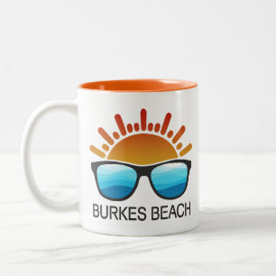Burkes Beach South Carolina Sunglasses Two-Tone Coffee Mug