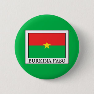 Burkina Faso 6 Cm Round Badge