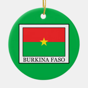Burkina Faso Ceramic Tree Decoration