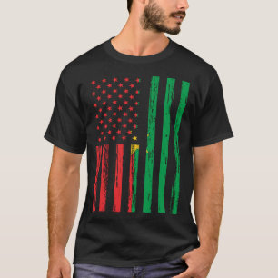 Burkina Faso Flag America US It is in my DNA for B T-Shirt