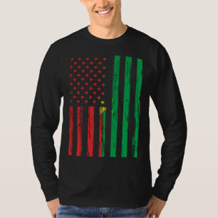 Burkina Faso Flag America US It is in my DNA for B T-Shirt
