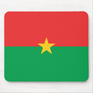 Burkina Faso Flag Mousepad
