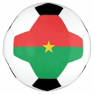 Burkina Faso flag Soccer Ball
