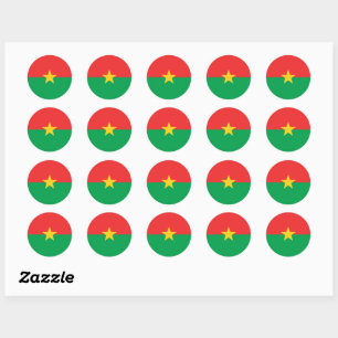 Burkina Faso flag Sticker