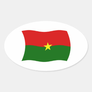 Burkina Faso Flag Sticker
