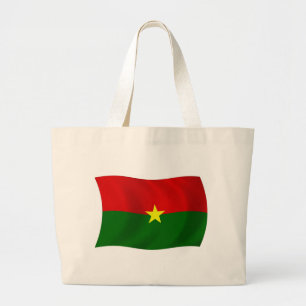 Burkina Faso Flag Tote Bag