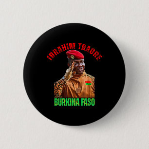Burkina Faso- Ibrahim Traoré Thomas Sankara  6 Cm Round Badge