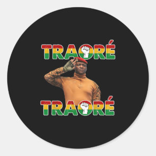 Burkina Faso - Ibrahim Traoré _ Thomas Sankara Classic Round Sticker