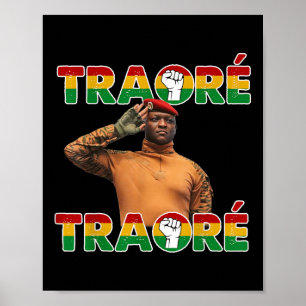 Burkina Faso - Ibrahim Traoré _ Thomas Sankara Poster