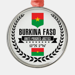 Burkina Faso Metal Ornament