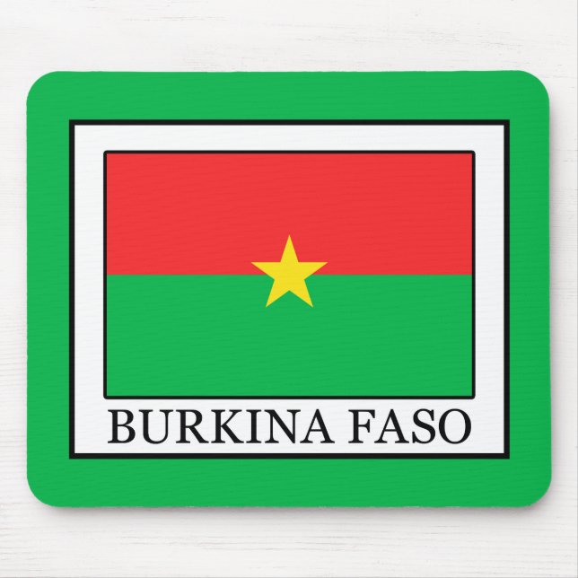 Burkina Faso Mouse Pad (Front)