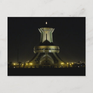 Burkina Faso - Ouagadougou - Monument at Night Postcard