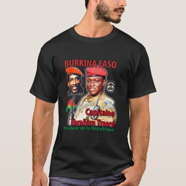 Burkina Faso - Thomas Sankara - Ibrahim Traore Pul T-Shirt (Front)