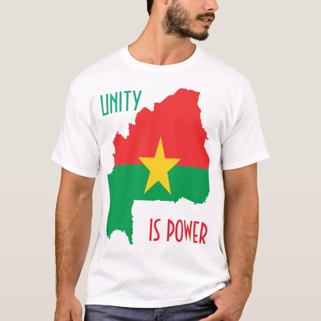 BURKINA FASO, UNITY IS POWER T-Shirt (Front)