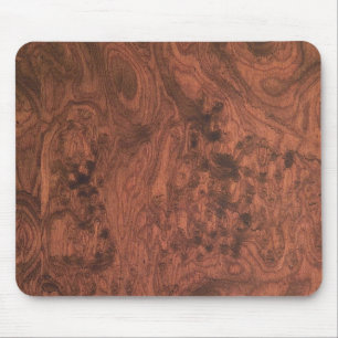 Burl Mahogany Wood Texture Mouse Pad