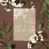 Burlap And Lace Rustic Country Wedding