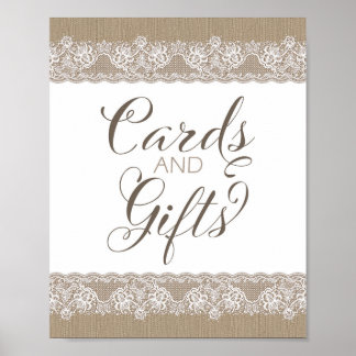 Burlap and Lace Rustic Wedding, Bridal Shower Sign