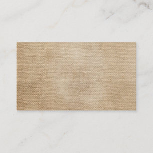 Burlap Background Business Card