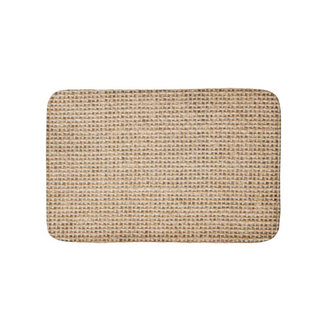 burlap bath mat (Front)