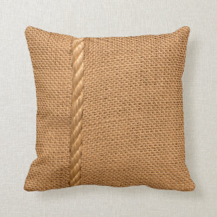 Burlap Cushion