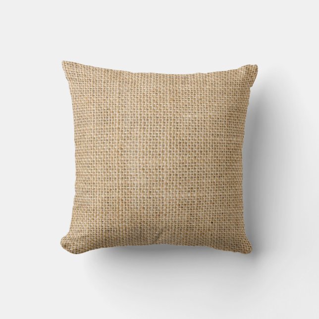 burlap cushion (Front)