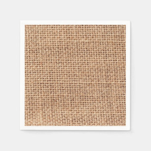 Burlap Fabric style Jute Look Napkin