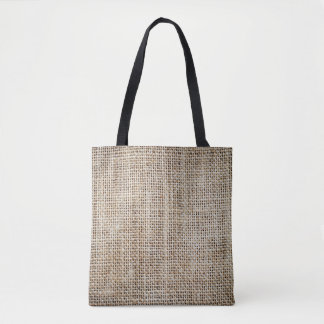 Burlap Hessian Background Texture Tote Bag