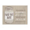 Burlap Lace Mason Jar Save the Date