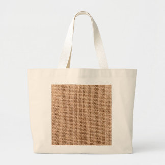 Burlap Large Tote Bag