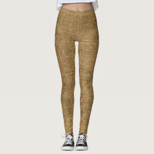Burlap Potato Sack Leggings