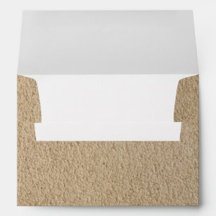 Burlap Rustic Background Wedding Envelopes