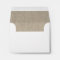 Burlap Rustic Wedding RSVP Envelope