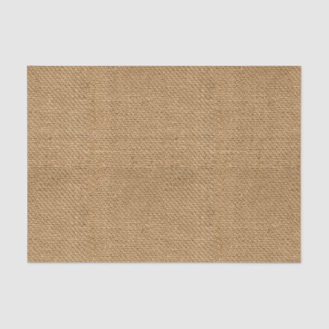 Burlap Tissue Paper Realistic (Front)