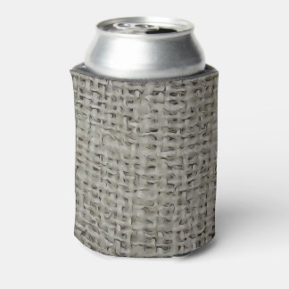 Burlap Weave Can Cooler
