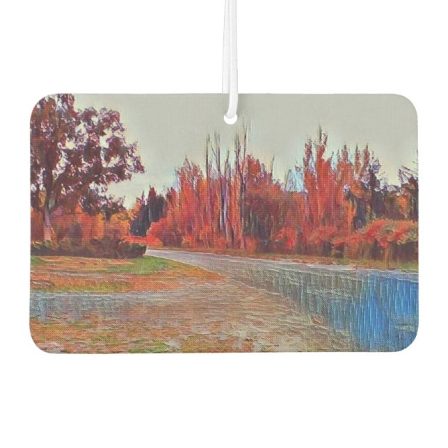Burleigh Falls Paint Rectangle Air Freshener (Front)