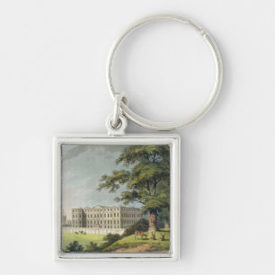 Burley, Rutlandshire (colour litho) Key Ring